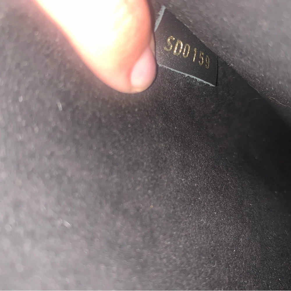 Louis Vuitton Brown Monogram Canvas Bucket Bag with Black Trim